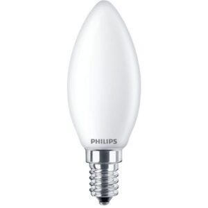 Philips LED Glas kerte 40W E14 warm glow mat dæmpbar 1 stk - 8718699697198