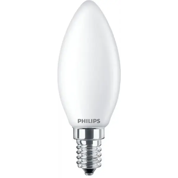 Philips LED Glas kerte 40W E14 warm glow mat dæmpbar 1 stk - 8718699697198