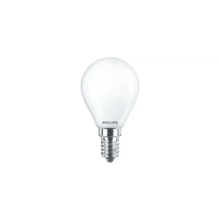 Philips LED Glas krone 60W E14 varm hvid mat ikke dæmpbar 1 stk - 8718699648848