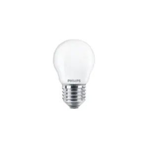 Philips LED Glas krone 60W E27 varm hvid mat ikke dæmpbar 1 stk - 8718699648862