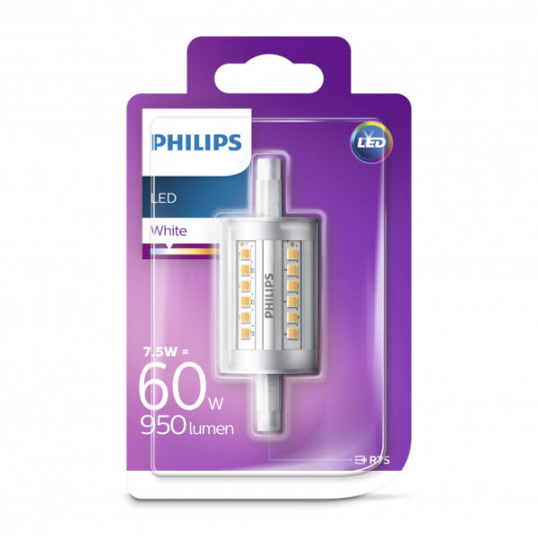 Philips LED R7S 78mm WH ikke dæmpbar 1 stk - 8718696713402