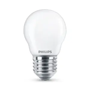 Philips - LED-pære 6,5W Glasdråbe (806lm) E27