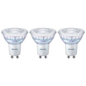 Philips LED pære Spot 3,8W/922-927 (50W) 36° WarmGlow dæmpbar 3-pak GU10