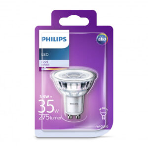 Philips LEDClassic 35W spot glas GU10 kold hvid ikke dæmpbar 1 stk - 8718696562703