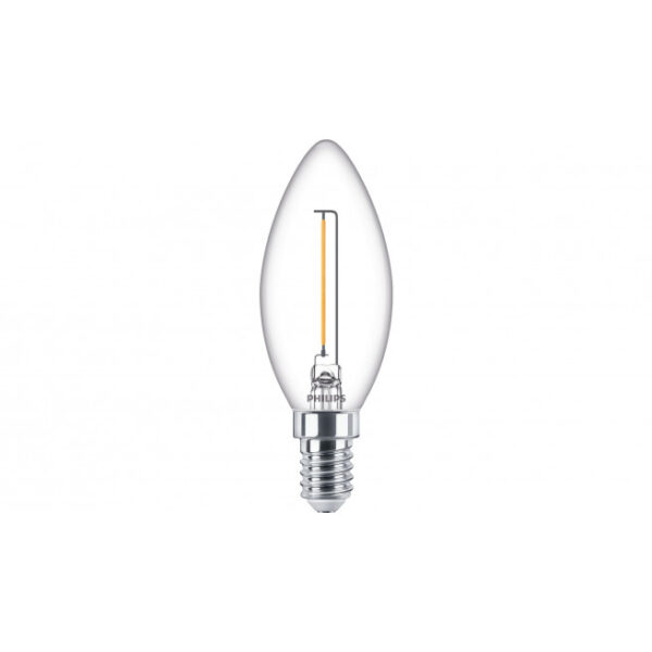 Philips LEDClassic Filament 15W Kerte E14 varm hvid klar ikke dæmpbar 1 stk - 8718699764210