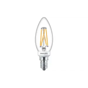 Philips LEDClassic Filament 25W kerte E14 varm hvid klar dæmpbar 1 stk - 8718699645908