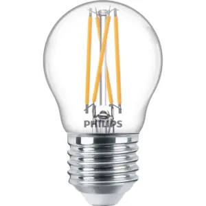 Philips LEDClassic Filament 25W krone E27 varm hvid klar dæmpbar 1 stk - 8718699646004