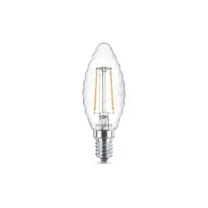 Philips LEDClassic Filament 25W krystal E14 varm hvid klar ikke dæmpbar 1 stk - 8718696573891