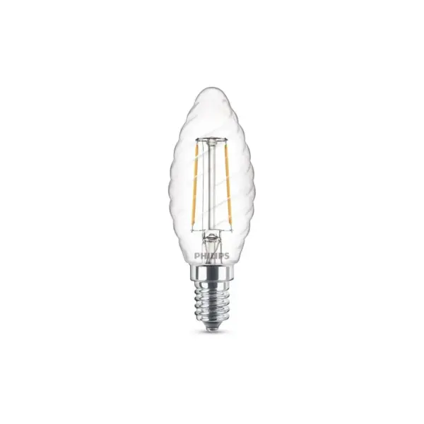 Philips LEDClassic Filament 25W krystal E14 varm hvid klar ikke dæmpbar 1 stk - 8718696573891