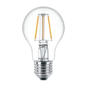 Philips LEDClassic Filament 40W E27 varm hvid klar ikke dæmpbar 2-stk - 8718699664640