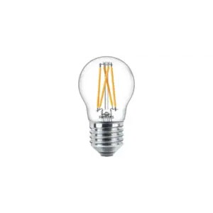 Philips LEDClassic Filament 40W krone E27 varm hvid klar dæmpbar 1 stk - 8718699646042