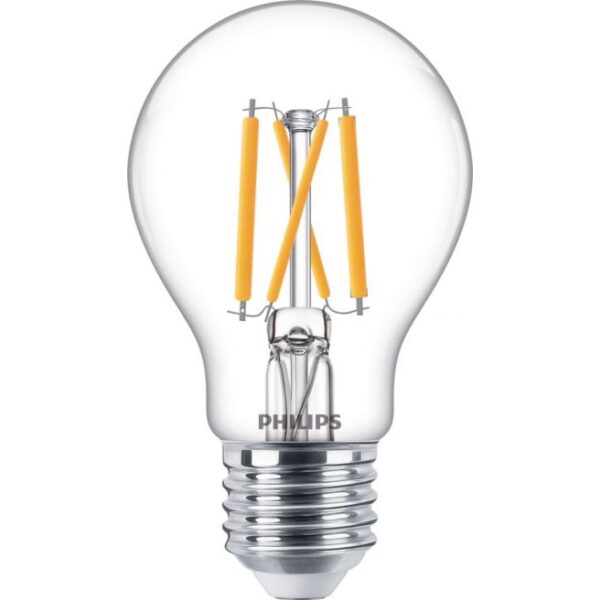 Philips LEDClassic Filament 40W standard E27 varm hvid klar dæmpbar 1 stk - 8718699645861