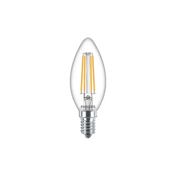 Philips LEDClassic Filament 60W kerte E14 varm hvid klar ikke dæmpbar 1 stk - 8718699648763