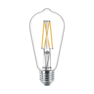 Philips LEDClassic Filament 60W standard E27 dæmpbar 1 stk - 8718699645786