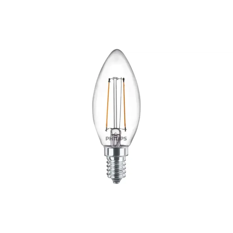Philips LEDClassic Kerte Filament 25W E14 varm hvid klar ikke dæmpbar 1-stk - 8718699665388