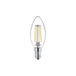 Philips LEDClassic Kerte Filament 40W E14 varm hvid klar ikke dæmpbar 1-stk - 8718699665562