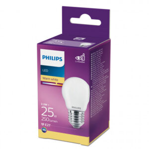 Philips LEDClassic Krone 25W E27 varm hvid mat ikke dæmpbar 1-stk - 8718699665487