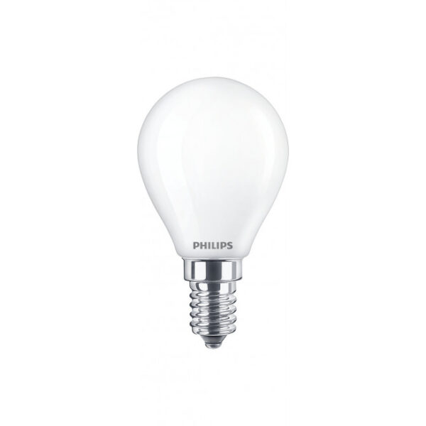 Philips LEDClassic Krone 40W E14 varm hvid mat ikke dæmpbar 2-stk - 8718699664862