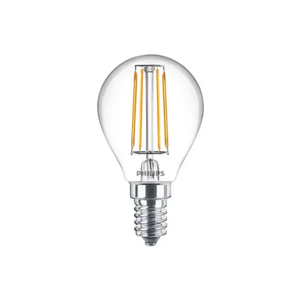 Philips LEDClassic Krone Filament 40W E14 varm hvid klar ikke dæmpbar 2-stk - 8718699664923