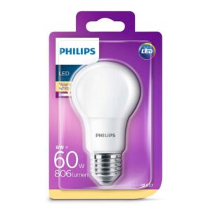 Philips Led 60w A60 E27 Ww - 230v Fr Nd Srt4