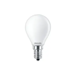 Philips Led Pære 40w 1 Pak Krone E14, Mat, Varmglød Dæmp - 929003013501