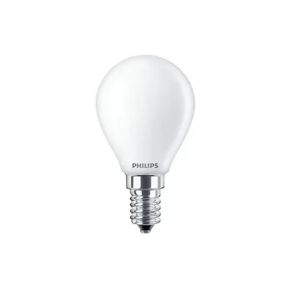 Philips Led Pære 40w 1 Pak Krone E14, Mat, Varmglød Dæmp - 929003013501