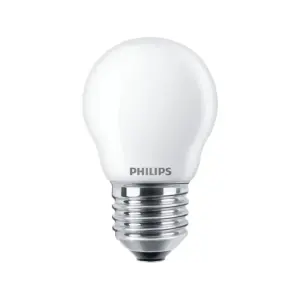 Philips Led Pære 40w 1 Pak Krone E27, Mat, Varmglød Dæmp