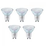 Philips Master LEDspot Value 4,7W/827 GU10 (345 lumen) 36Â° dæmpbar (=50w) - 5 PAK