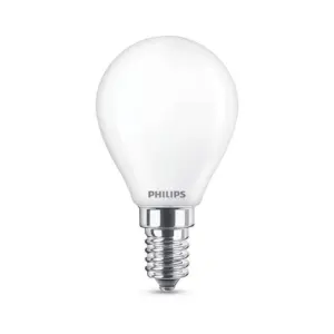 Philips - Pære LED 4,3W Glas Krone (470lm) E14