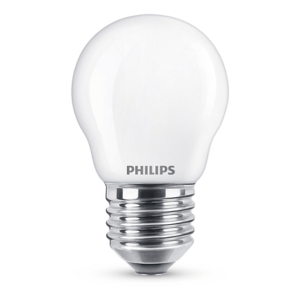 Philips - Pære LED 4,3W Glas Krone (470lm) E27