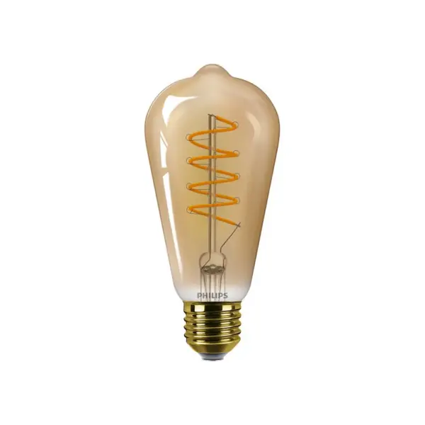 Philips - Pære LED 4W (250lm) Gold ST64 Dæmpbar E27