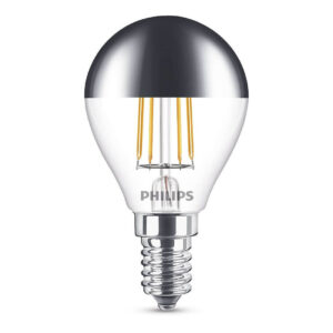 Philips - Pære LED 4W Filament Topforspejlet Krone (397lm) E14