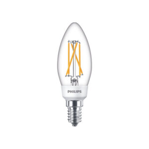 Philips - Pære LED 5,5W (470-190-50lm) Kerte Sceneswitch E14