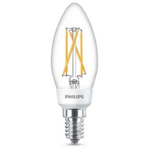 Philips - Pære LED 5,5W Stearinlys Sceneswitch E14