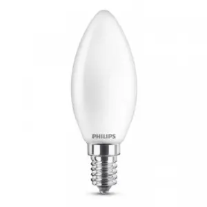 Philips - Pære LED 6,5W Glas Kerte (806lm) E14