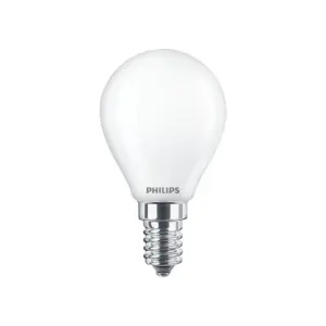 Philips - Pære LED 6,5W Glas Krone (806lm) E14
