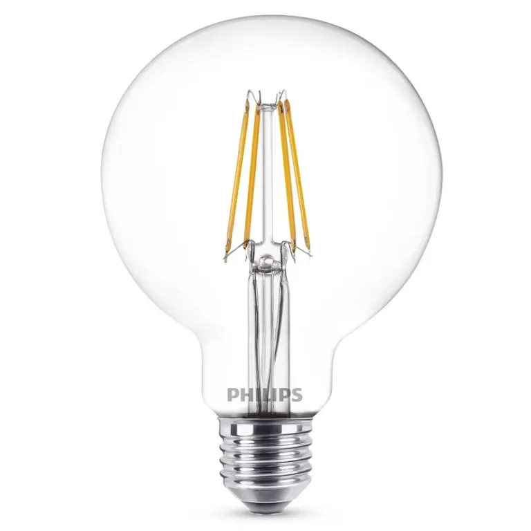 Philips - Pære LED 7W (806lm) Filament Globe Ø93 E27