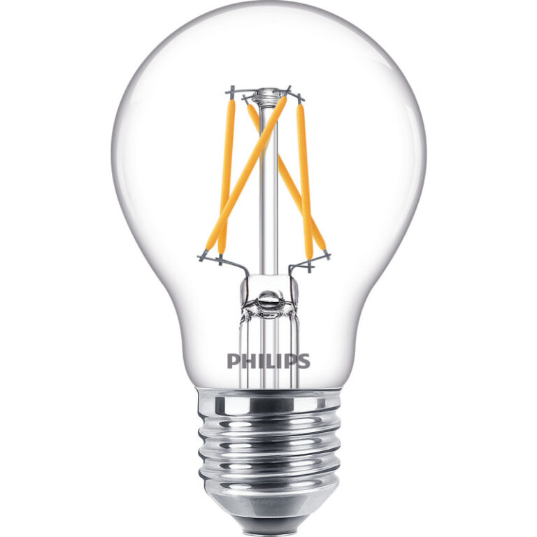 Philips SceneSwitch E27 standardpære, 2200-2700K, 7,5W