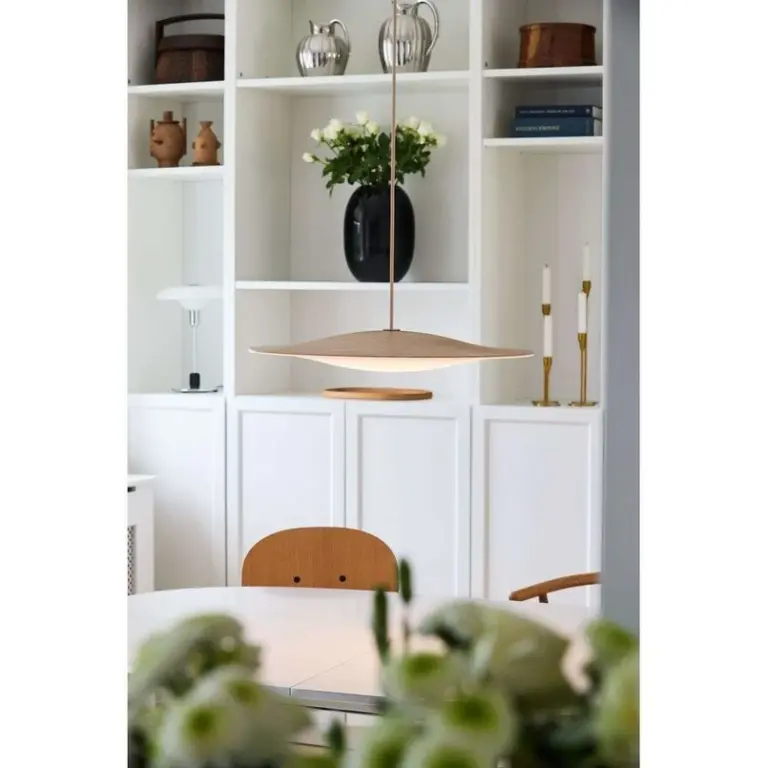 Piet Hein - Sinus-Wood 550P LED Pendel Eg/Opal