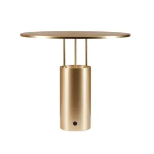 Piet Hein - Tempel280 LED-bordlampe, messing, højde 24,5 cm