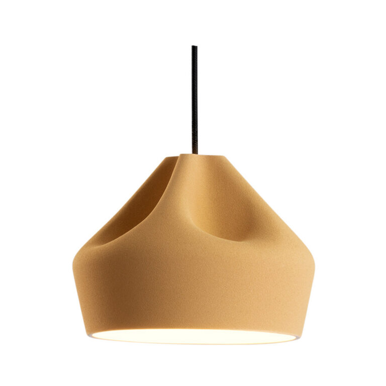 Pleat Box 24 LED Pendel Ocher/Hvid MARSET - Stue - Keramik