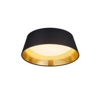 Ponts LED loftlampe, 34 cm, sort/guld - Trio Lighting