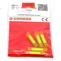 Pressemuffe, 4-6mm, gul, PA-Cu - Nord-Lock