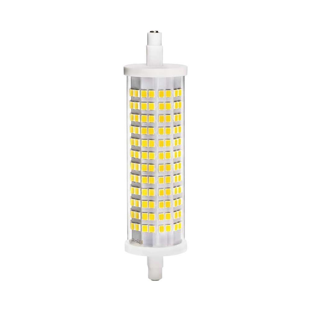R7S 118mm / 16W LED pære - 2000lm, 360 grader, erstatter 126W halogen