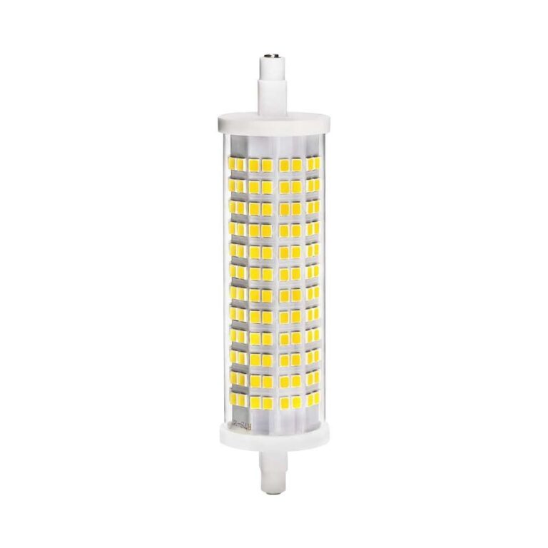 R7S 118mm / 18W LED pære - 360 grader, keramisk, erstatter 150W