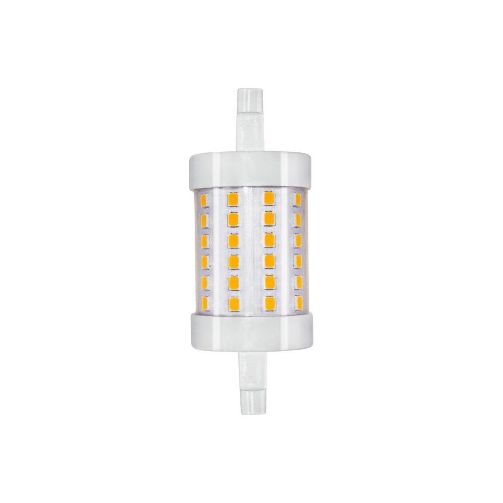R7S 118mm / 8W dæmpbar LED pære - 950lm, 3000K, klart glas