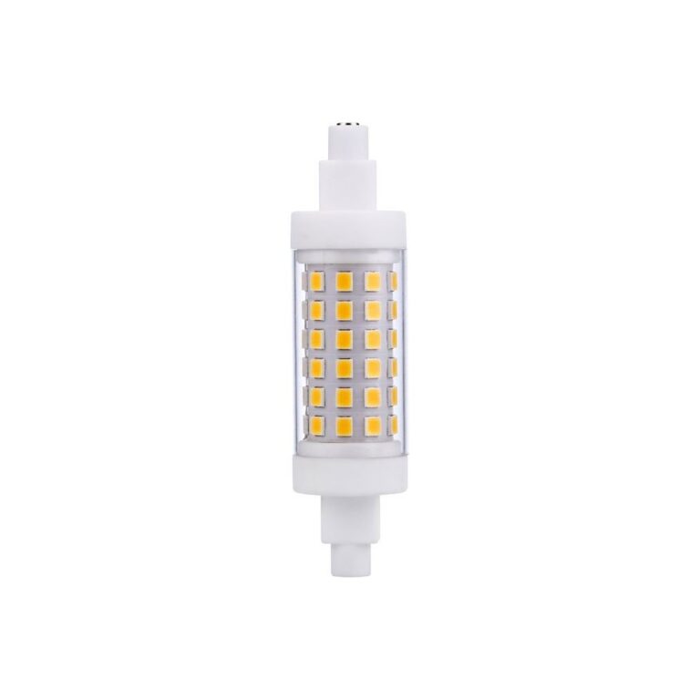 R7S 5W dæmpbar LED pære - 470lm, 3000K, klar, keramik