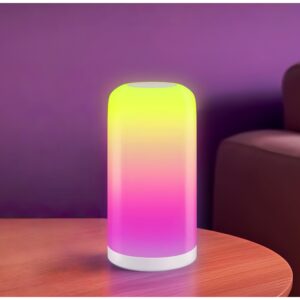 RGBIC+CCT LED bord/natlampe - Hvid, touch styring, IP20 indendørs