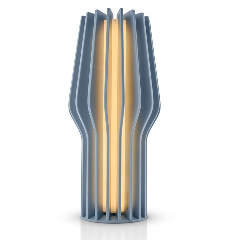 Radiant LED batteri-/ bordlampe 25 cm, dusty blue