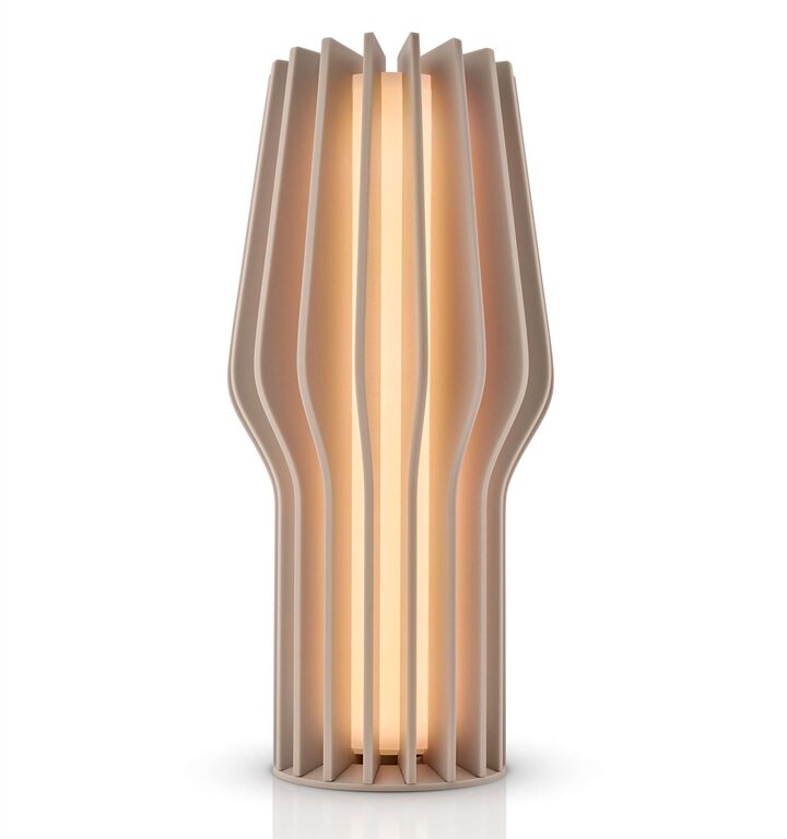 Radiant LED batteri- / bordlampe 25 cm, pearl beige